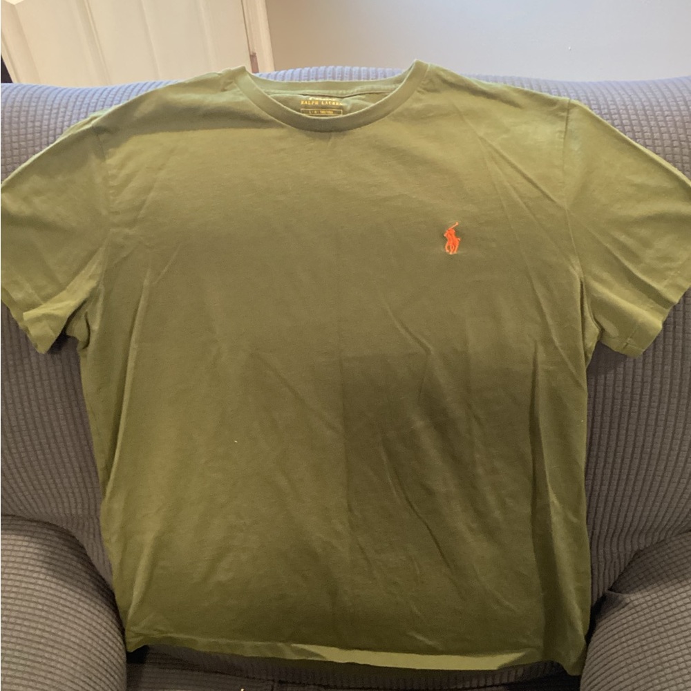 Polo by Ralph Lauren Men's Green T-Shirt